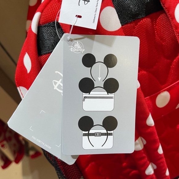 Disney World Minnie Mouse XOXO Mini Backpack - NWT main image 5